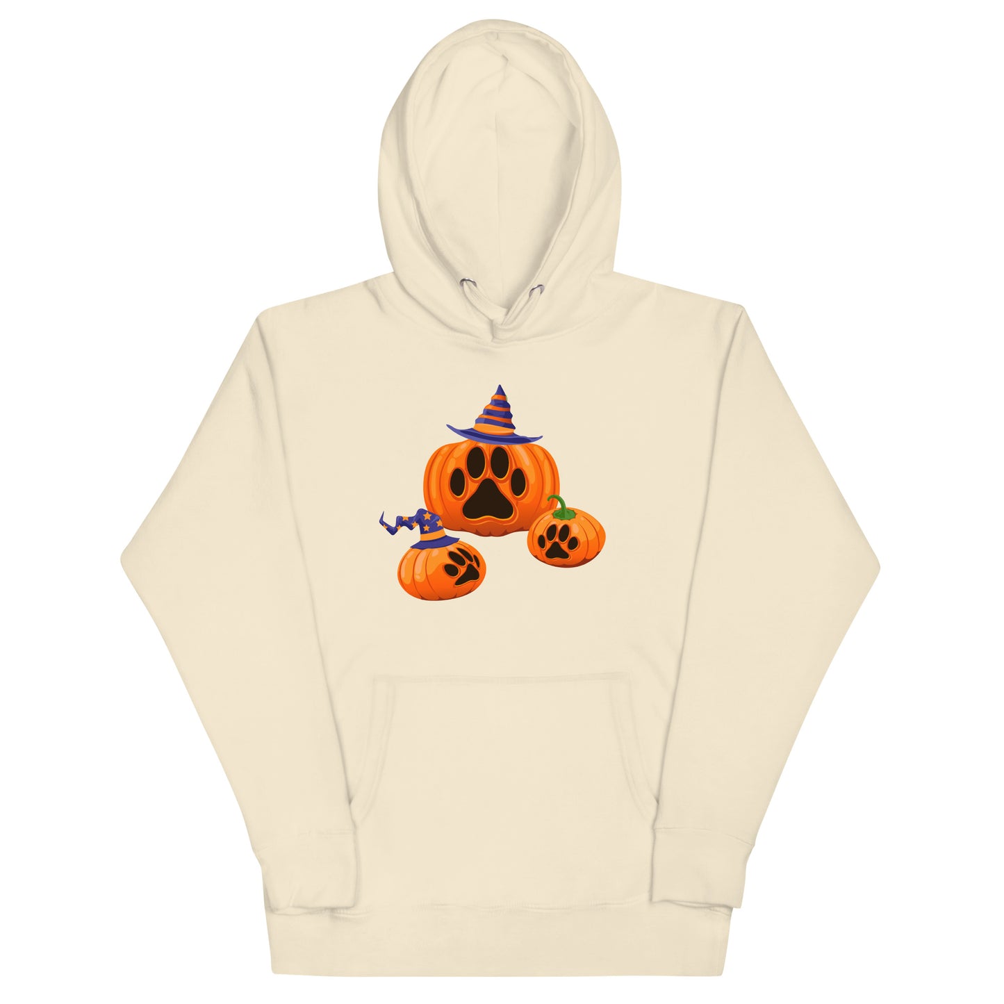 Paw Print Pumpkin Woman's Hoodie