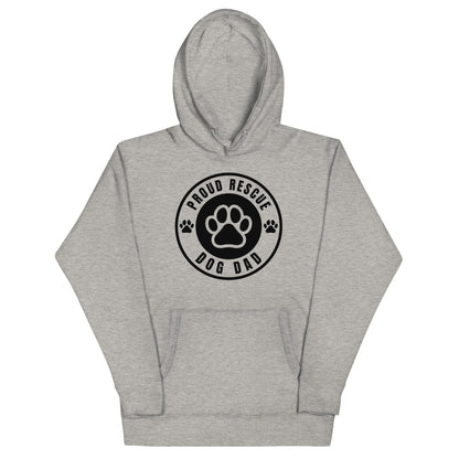 Proud Rescue Dog Dad Men's Premium Hoodie