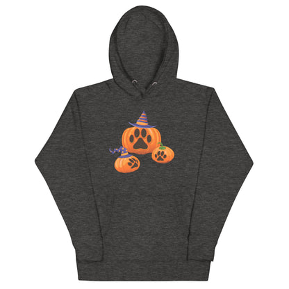 Paw Print Pumpkin Woman's Hoodie