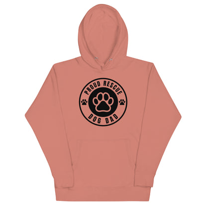 Proud Rescue Dog Dad Men's Premium Hoodie