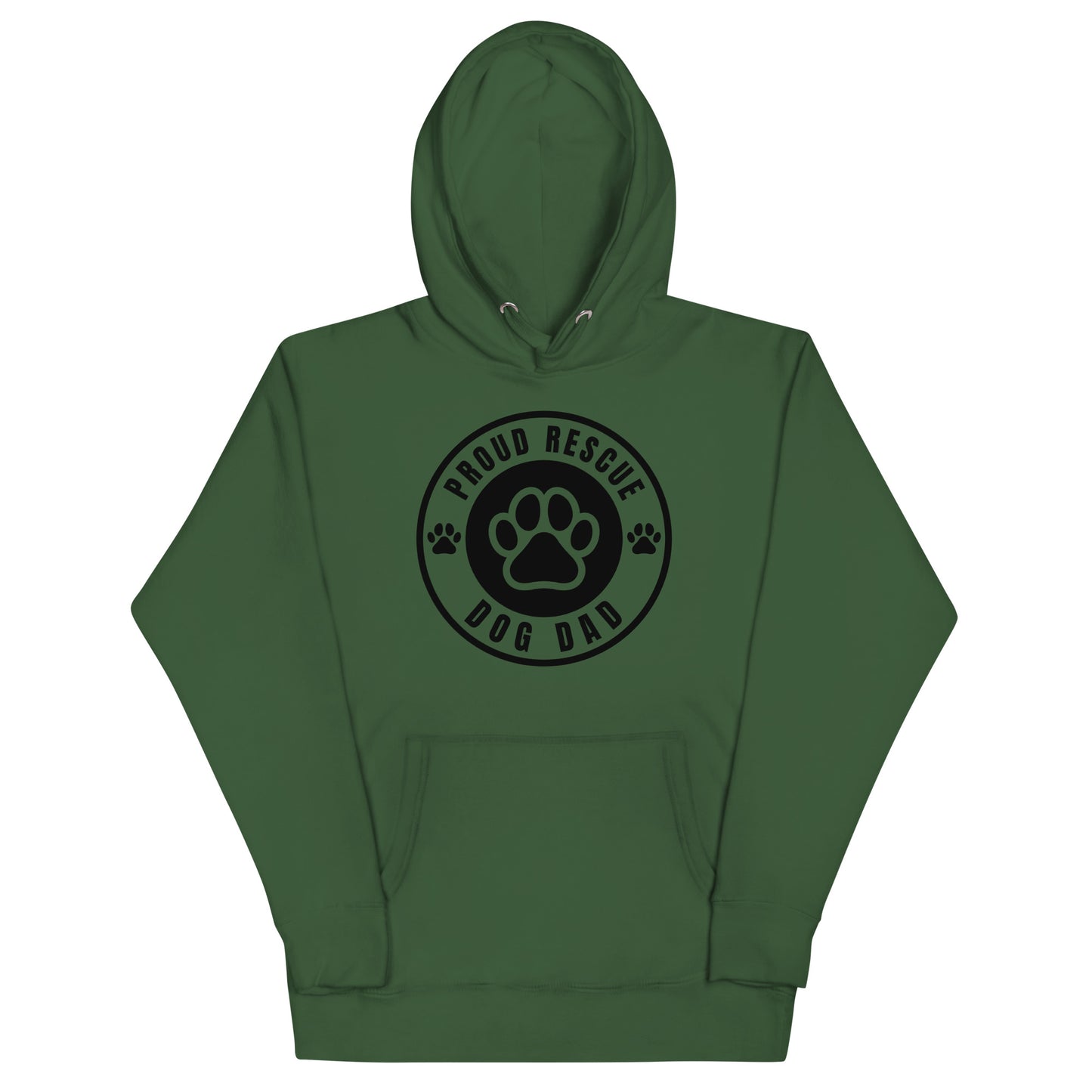 Proud Rescue Dog Dad Men's Premium Hoodie