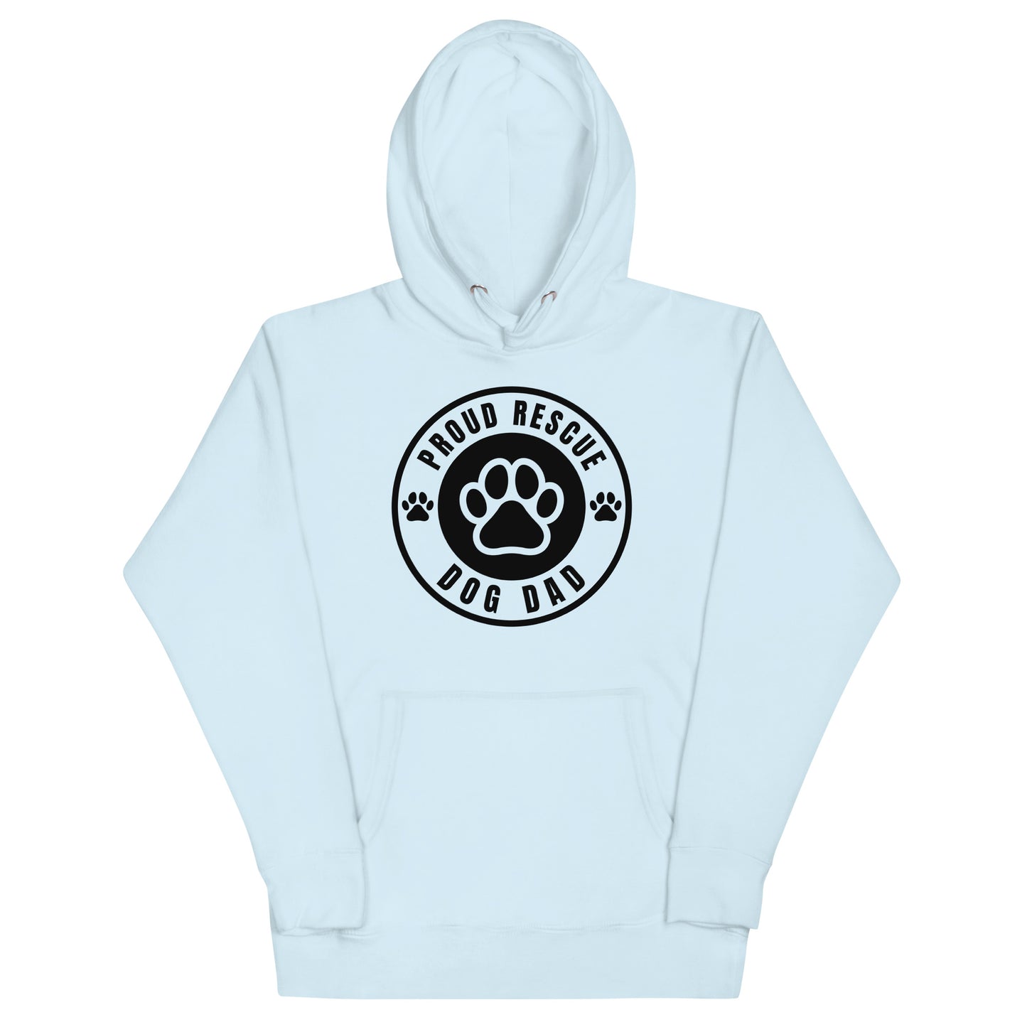 Proud Rescue Dog Dad Men's Premium Hoodie