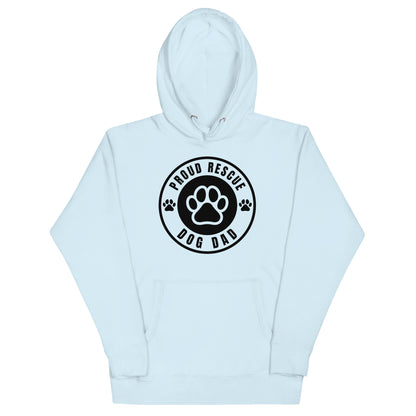 Proud Rescue Dog Dad Men's Premium Hoodie