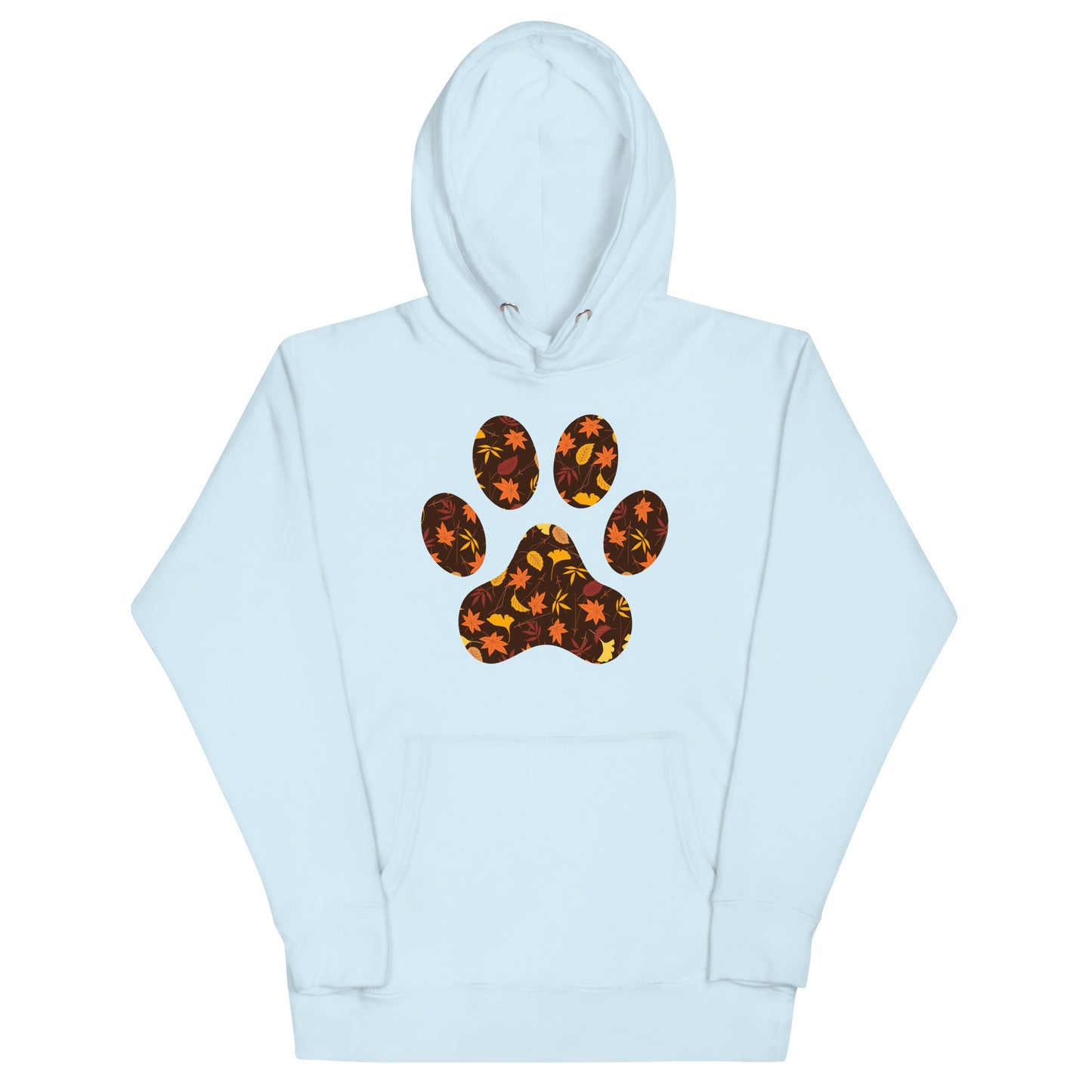 Fall Paw Print Woman's Hoodie