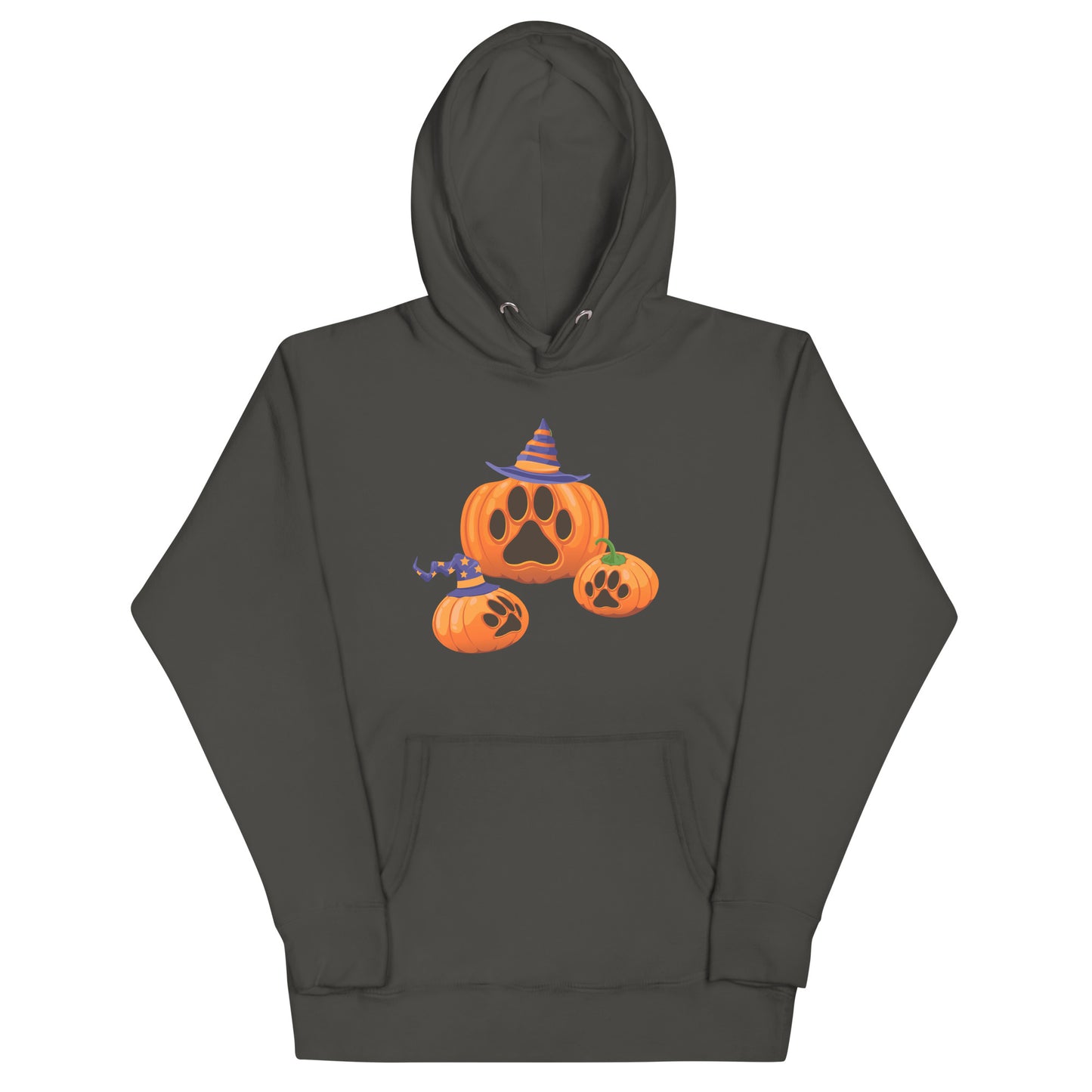 Paw Print Pumpkin Woman's Hoodie