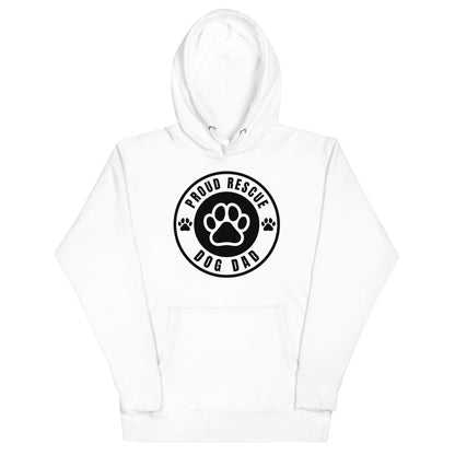 Proud Rescue Dog Dad Men's Premium Hoodie