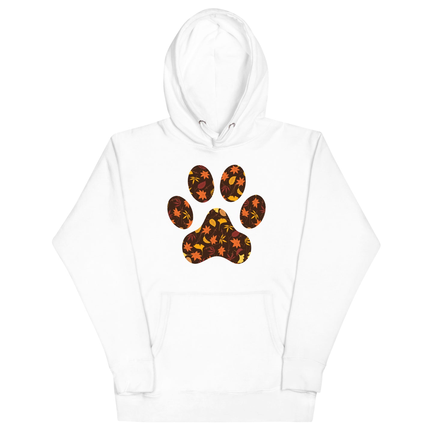 Fall Paw Print Woman's Hoodie