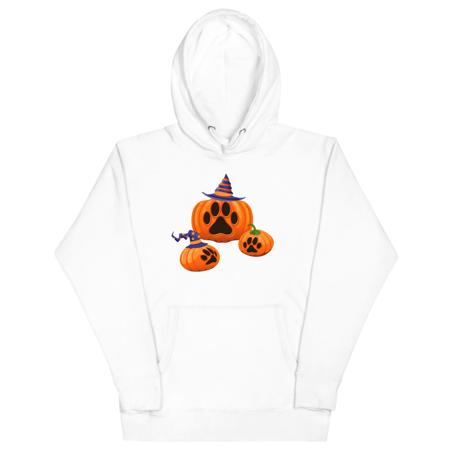 Paw Print Pumpkin Woman's Hoodie