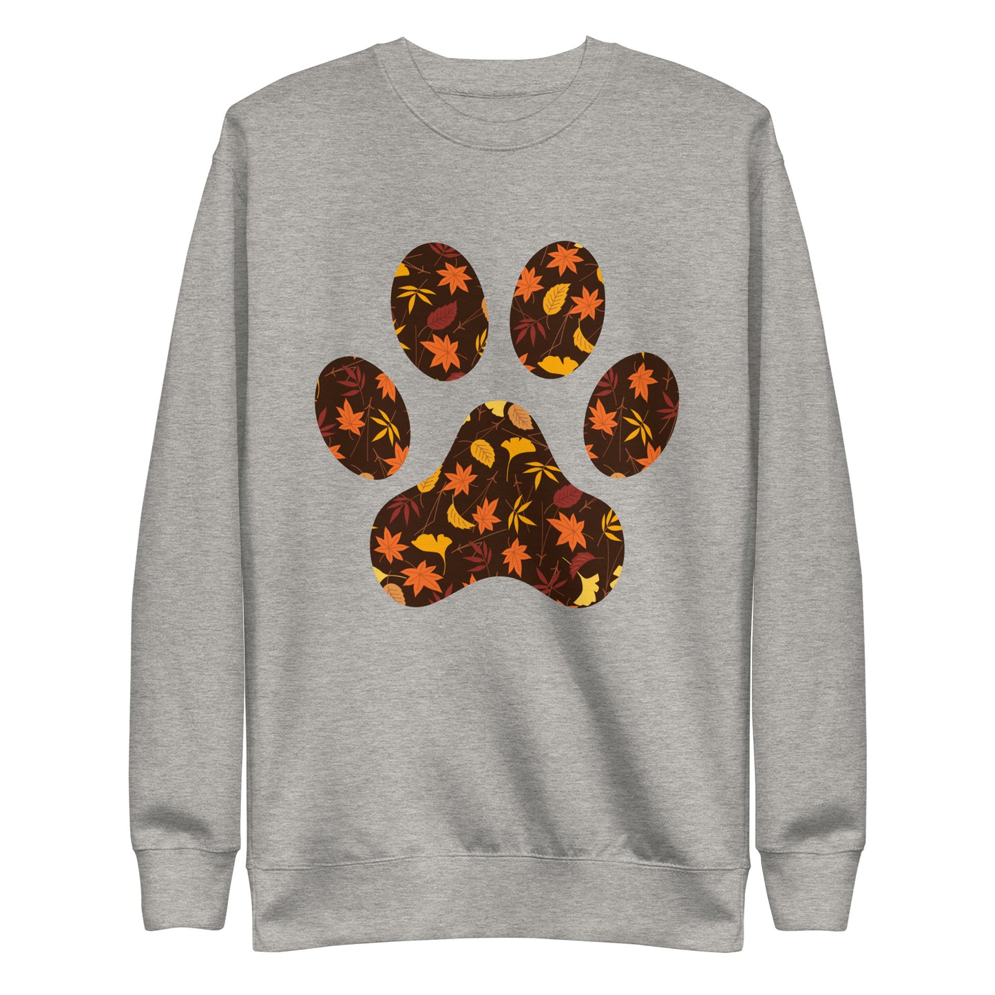 Fall Paw Print Woman's Sweatshirt