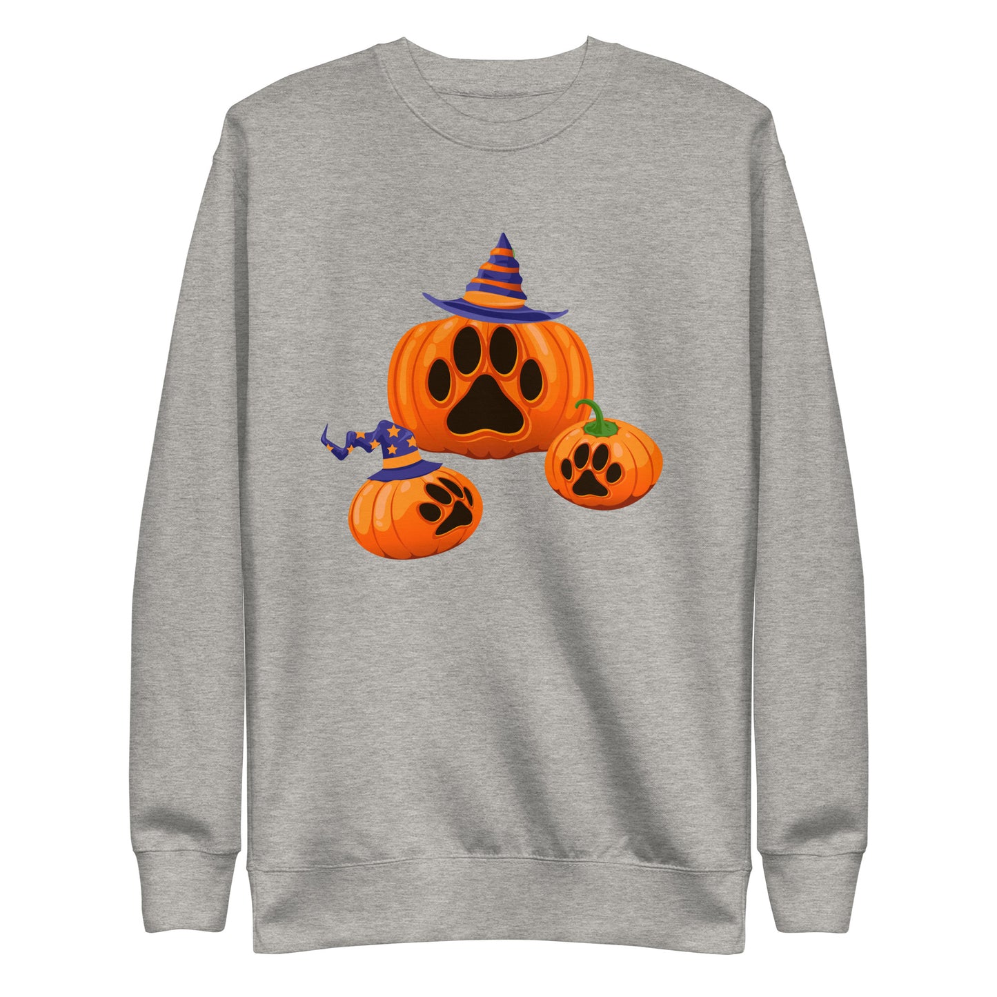 Paw Print Pumpkin Woman's Sweatshirt