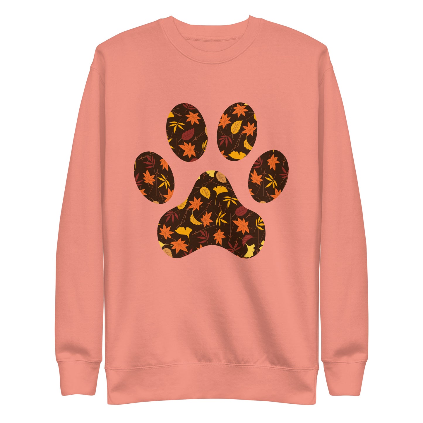 Fall Paw Print Woman's Sweatshirt