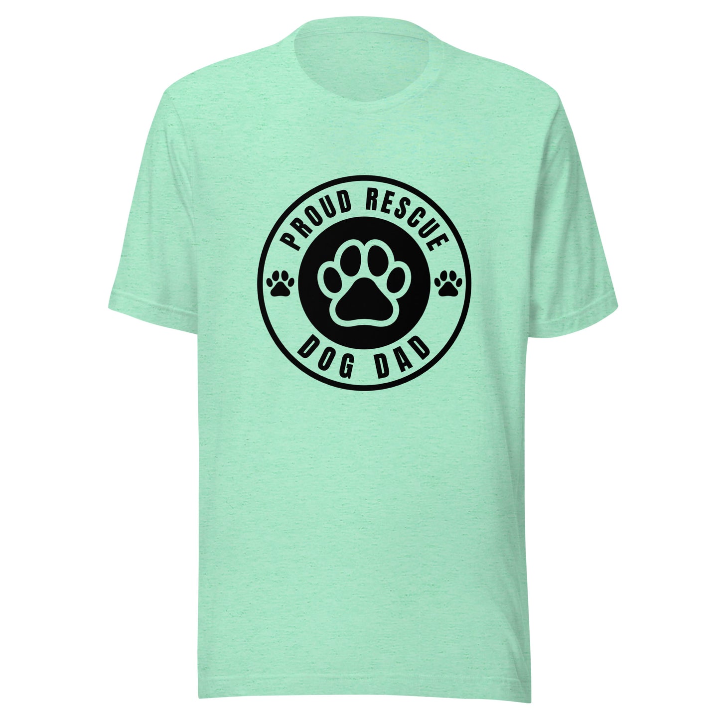 Proud Rescue Dog Dad Men's T-Shirt