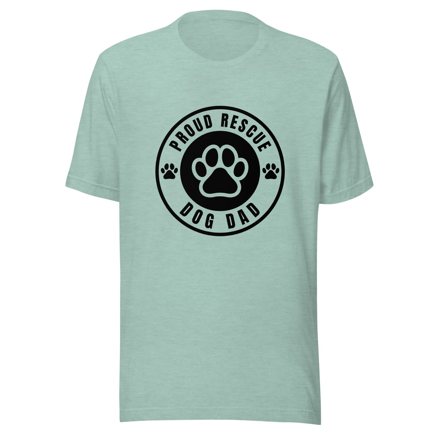 Proud Rescue Dog Dad Men's T-Shirt