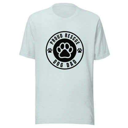 Proud Rescue Dog Dad Men's T-Shirt