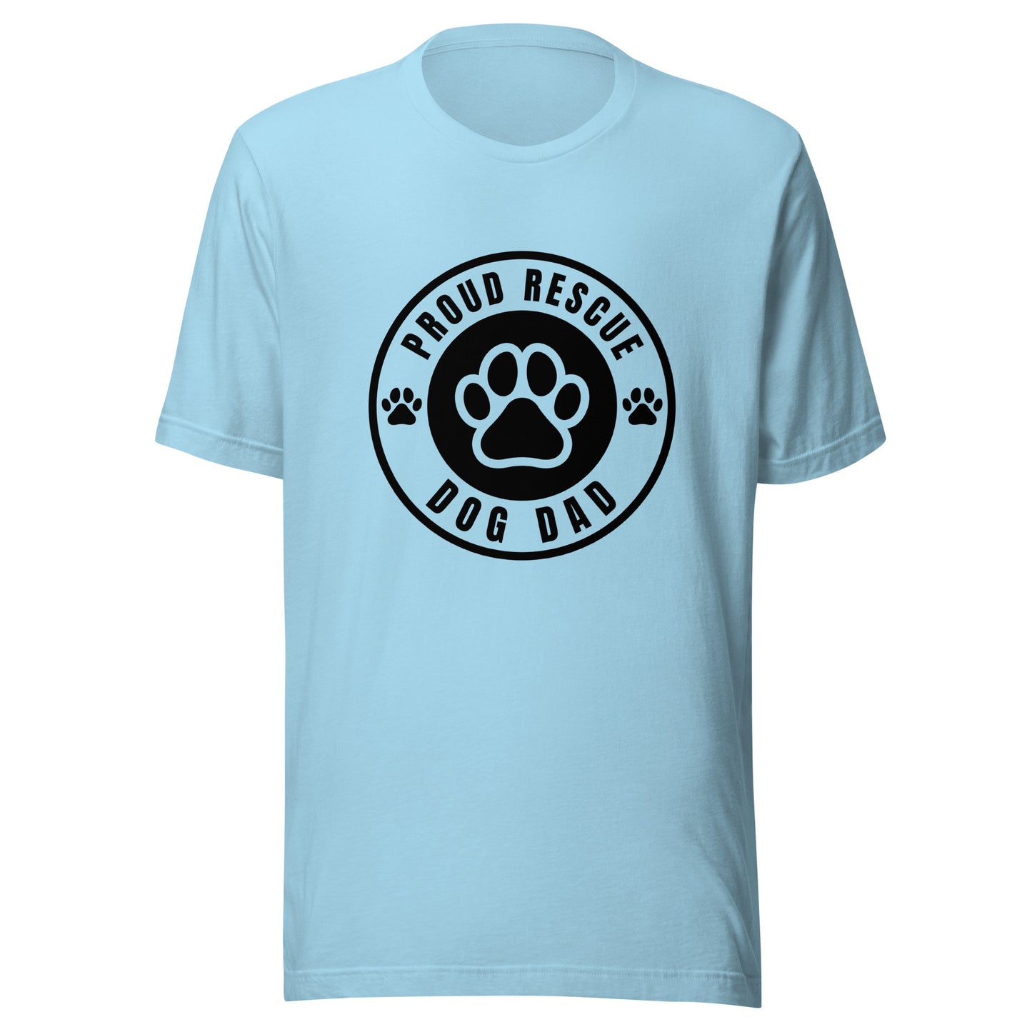 Proud Rescue Dog Dad Men's T-Shirt