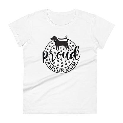 Proud Rescue Mom Women's T-Shirt