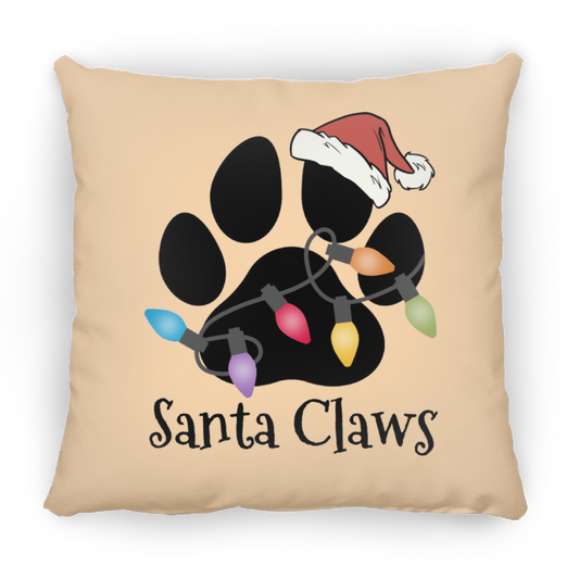 Santa Claws - Medium Square Pillow