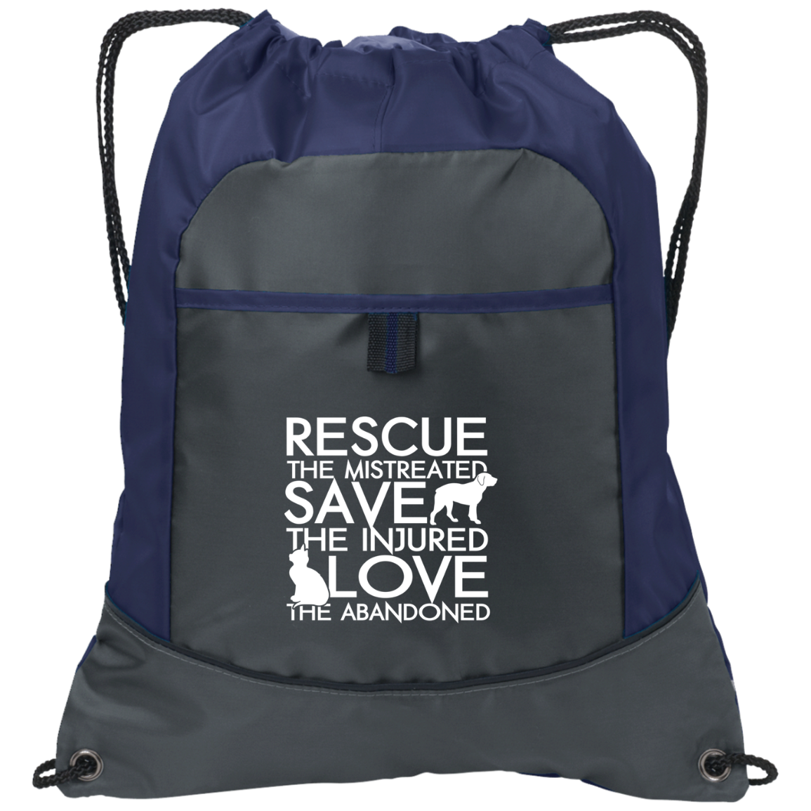 Rescue Save Love - Pocket Cinch Pack