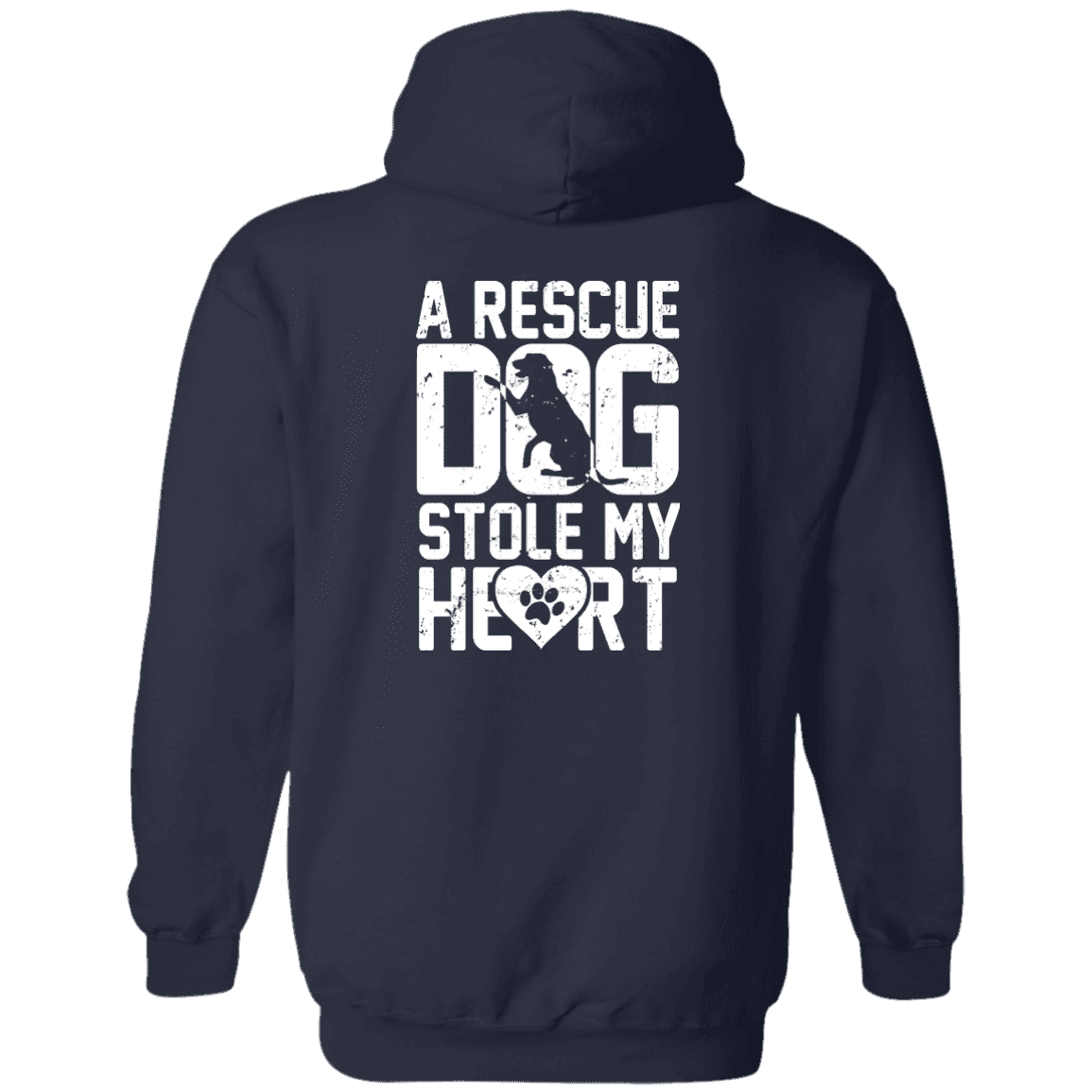 A Rescue Dog Stole My Heart - Hoodie.