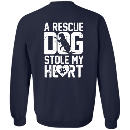 A Rescue Dog Stole My Heart - Sweatshirt.