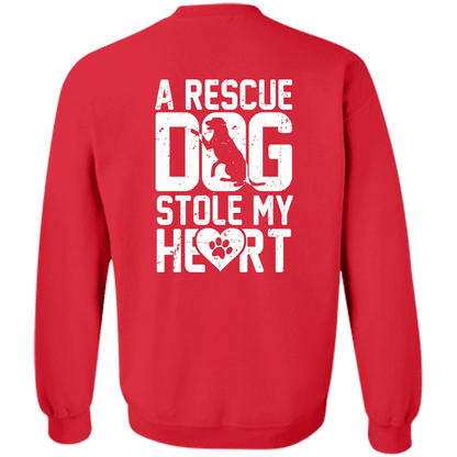 A Rescue Dog Stole My Heart - Sweatshirt.