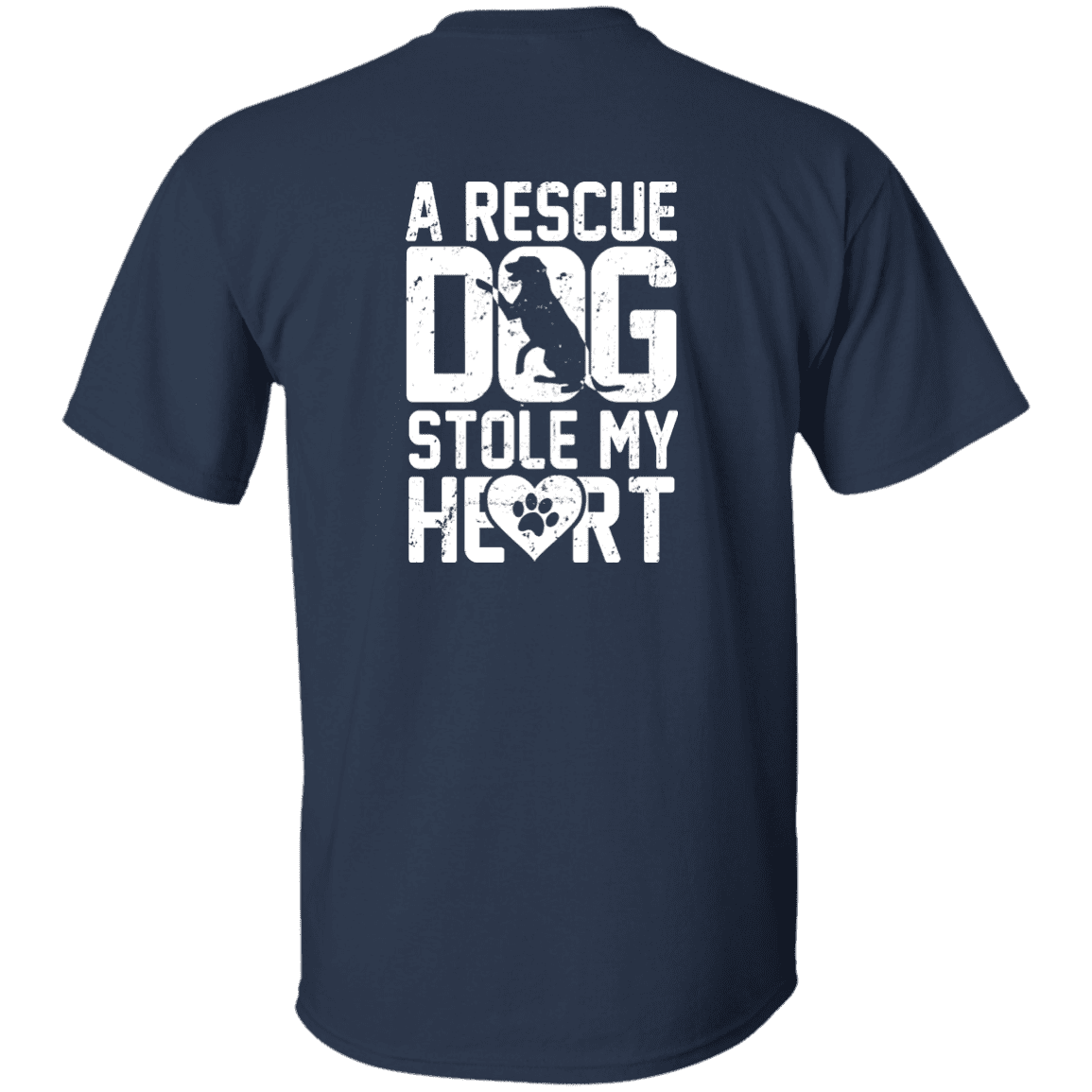 A Rescue Dog Stole My Heart - T Shirt.