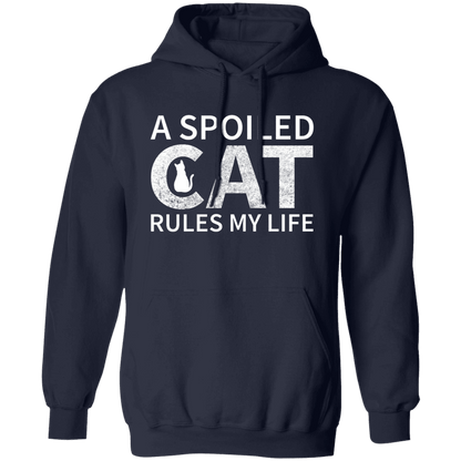 A Spoiled Cat Rules My Life - Hoodie.