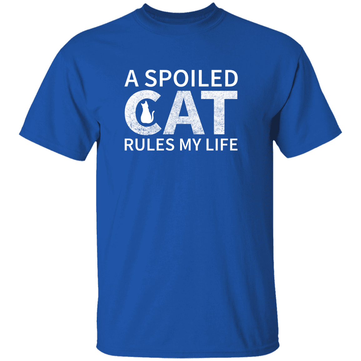 A Spoiled Cat Rules My Life - T Shirt.