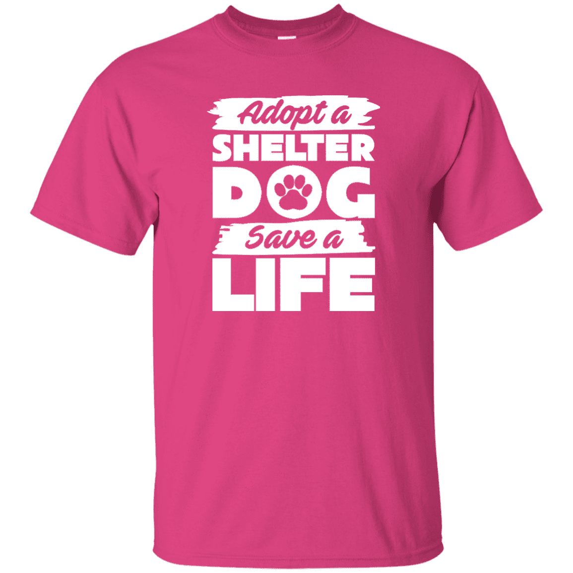 Adopt A Shelter Dog - T Shirt.