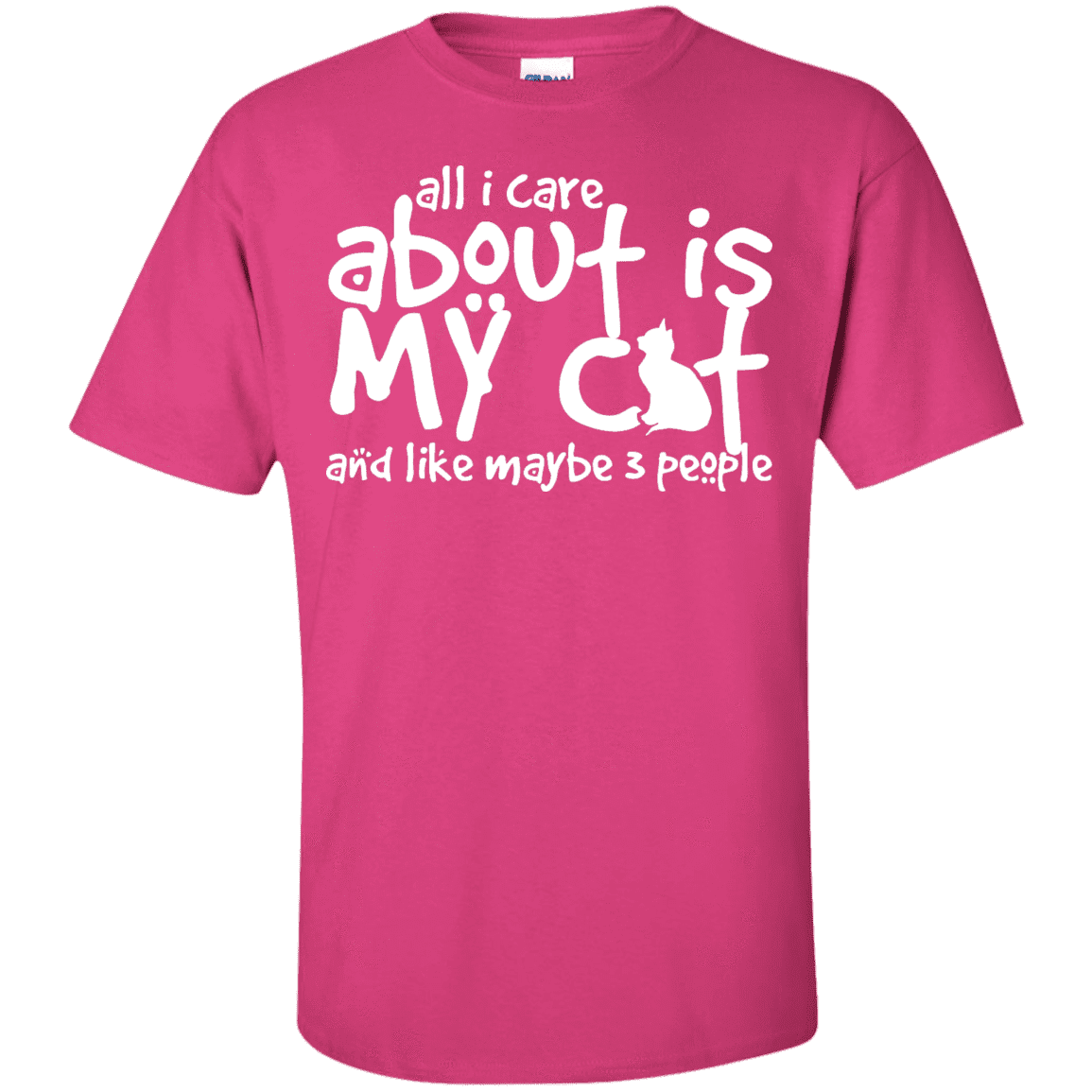 All I Care About Is My Cat - T Shirt.
