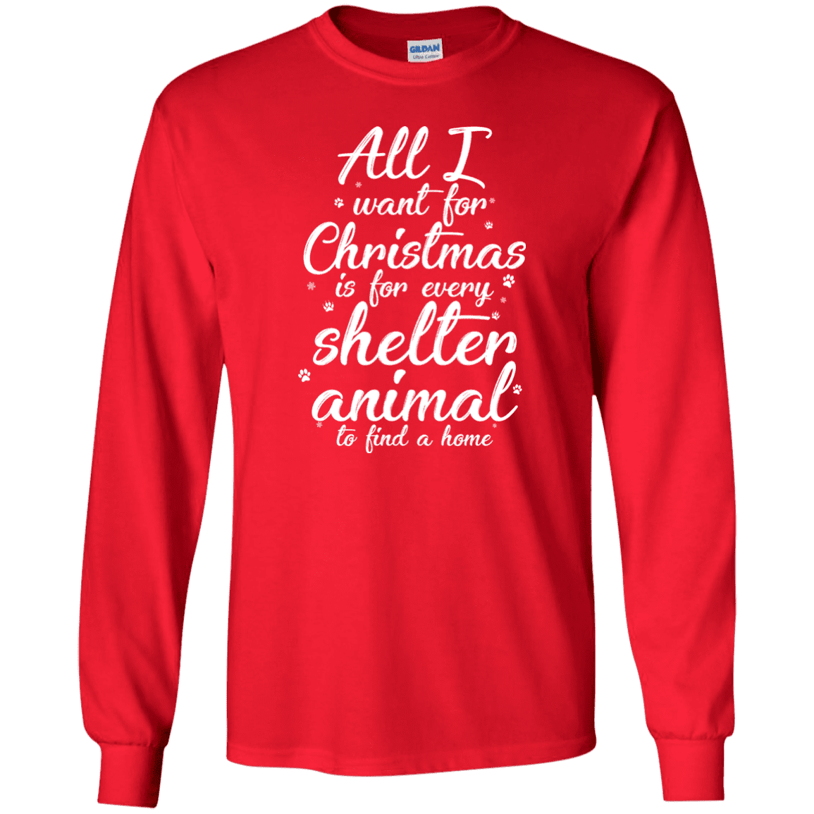 All I Want For Christmas - Long Sleeve T Shirt.