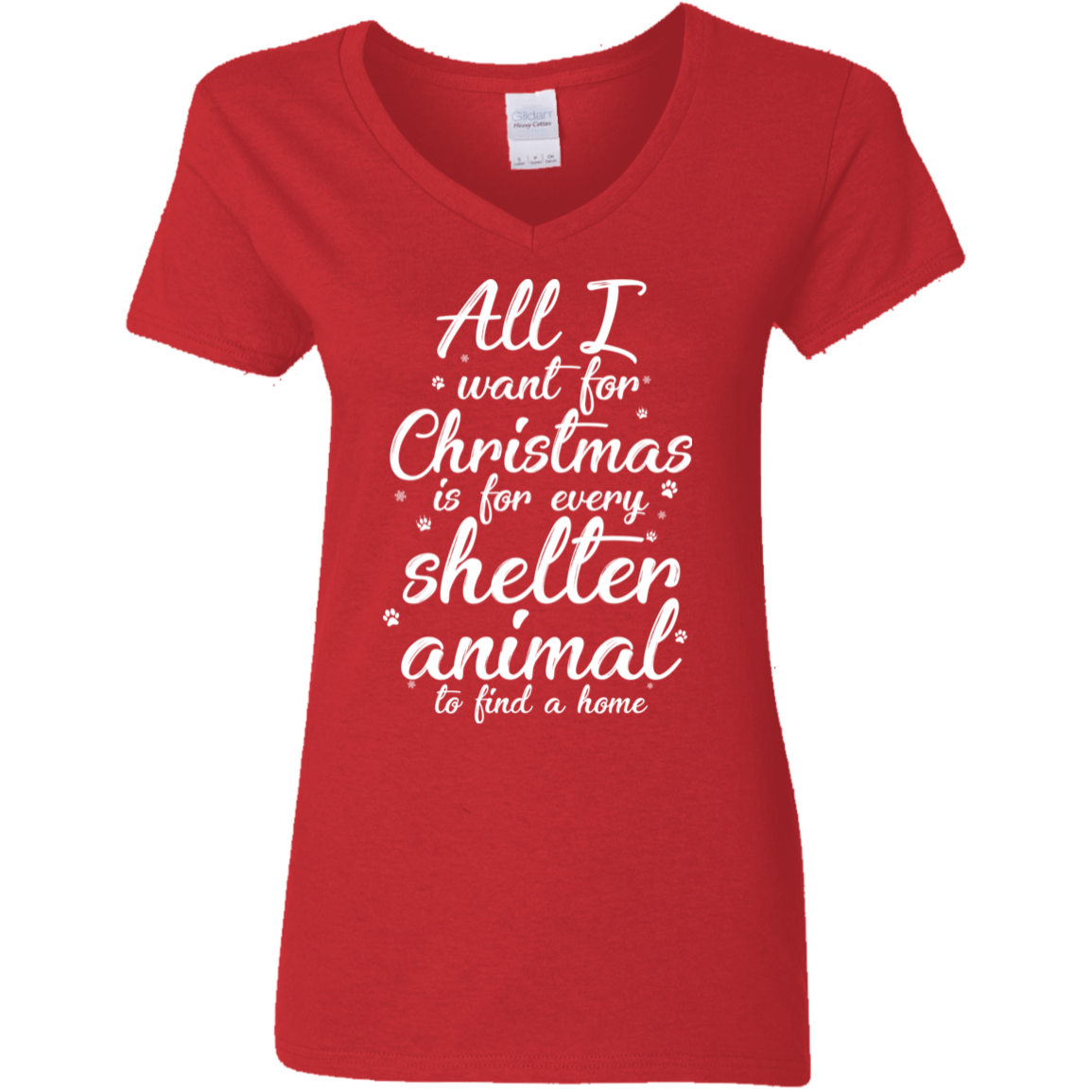 All I Want For Christmas  - Ladies V Neck.