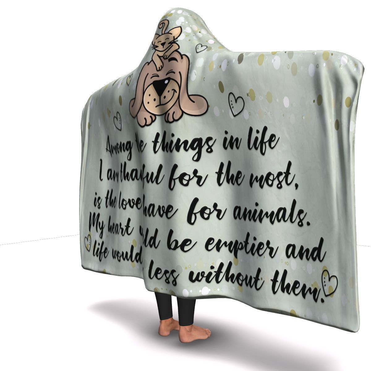 Among The Things In Life - Hooded Blanket.