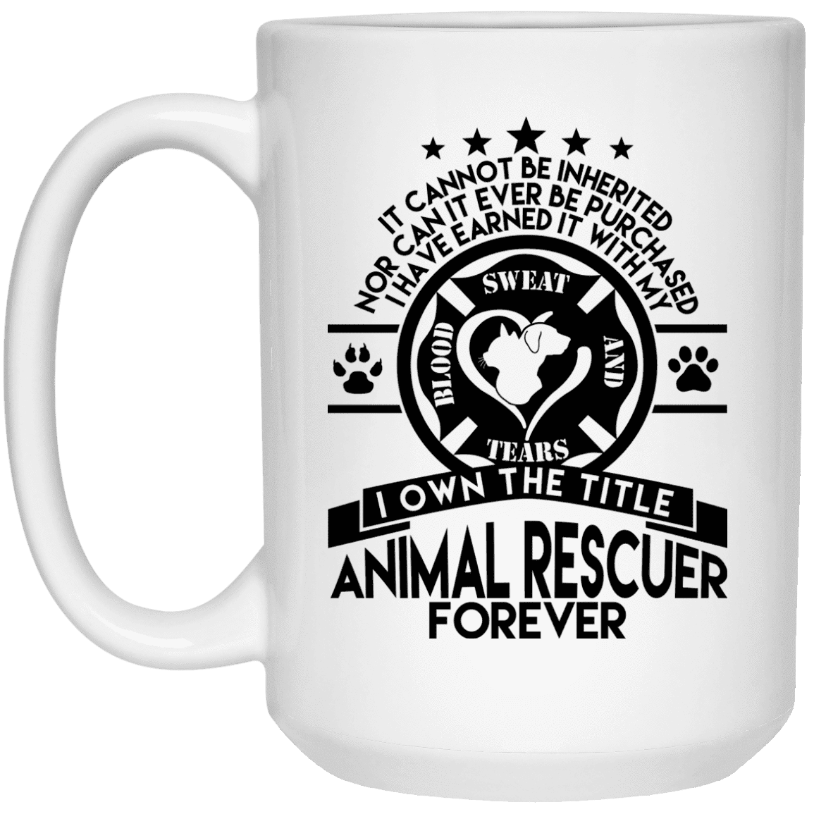 Animal Rescuer Forever - Mugs.