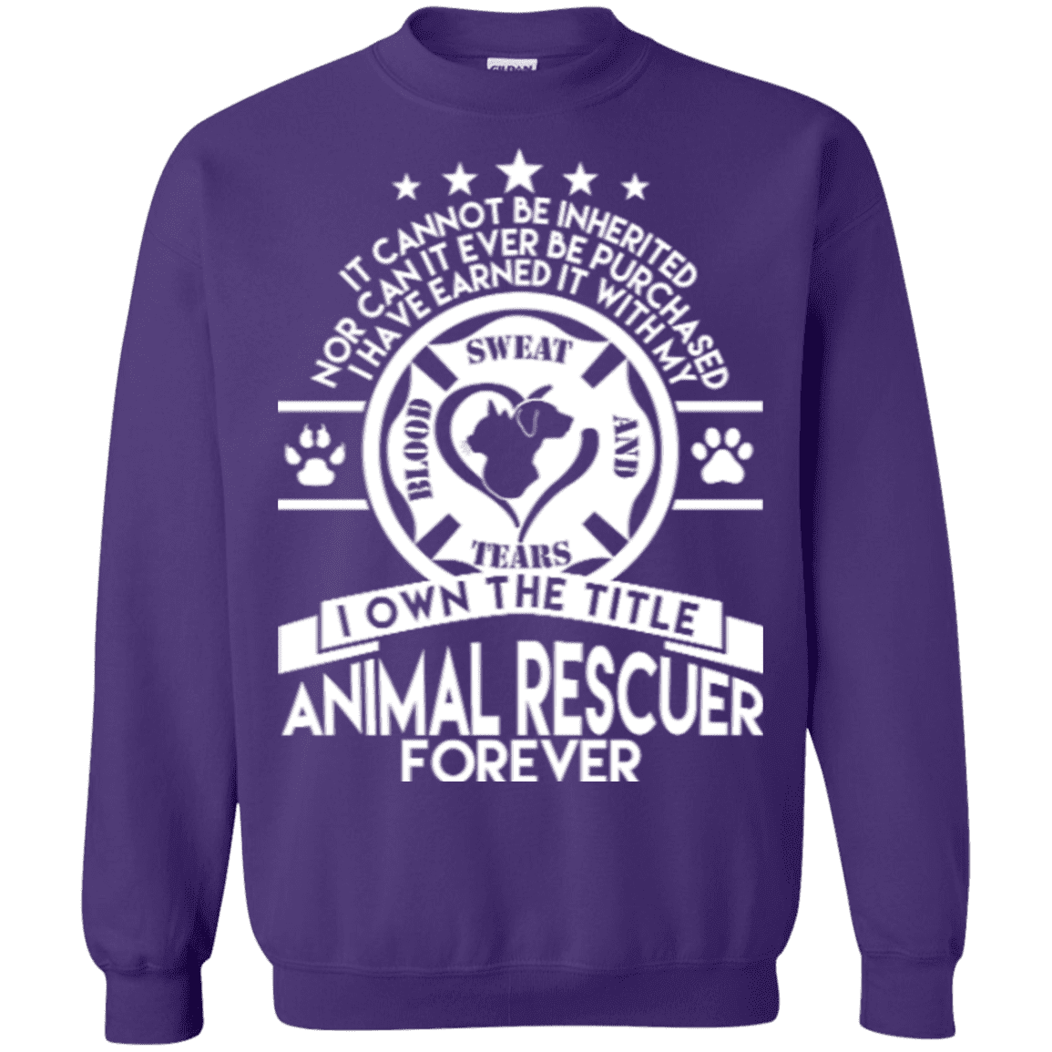 Animal Rescuer Forever - Sweatshirt.