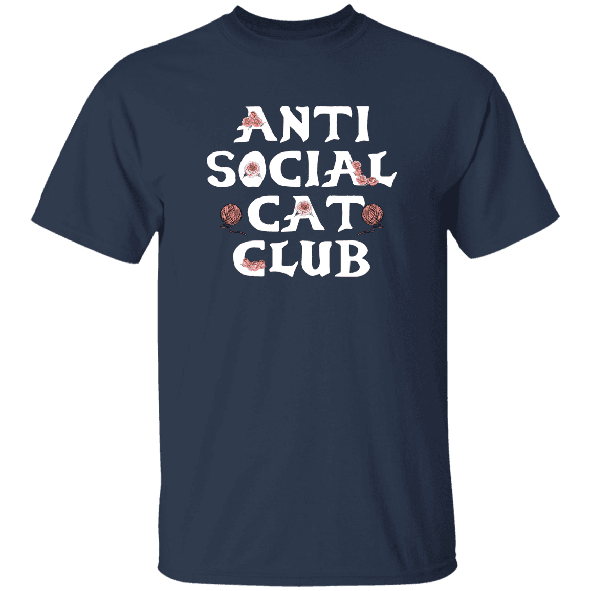 Anti Social Cat Club - T Shirt.