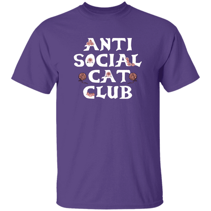 Anti Social Cat Club - T Shirt.