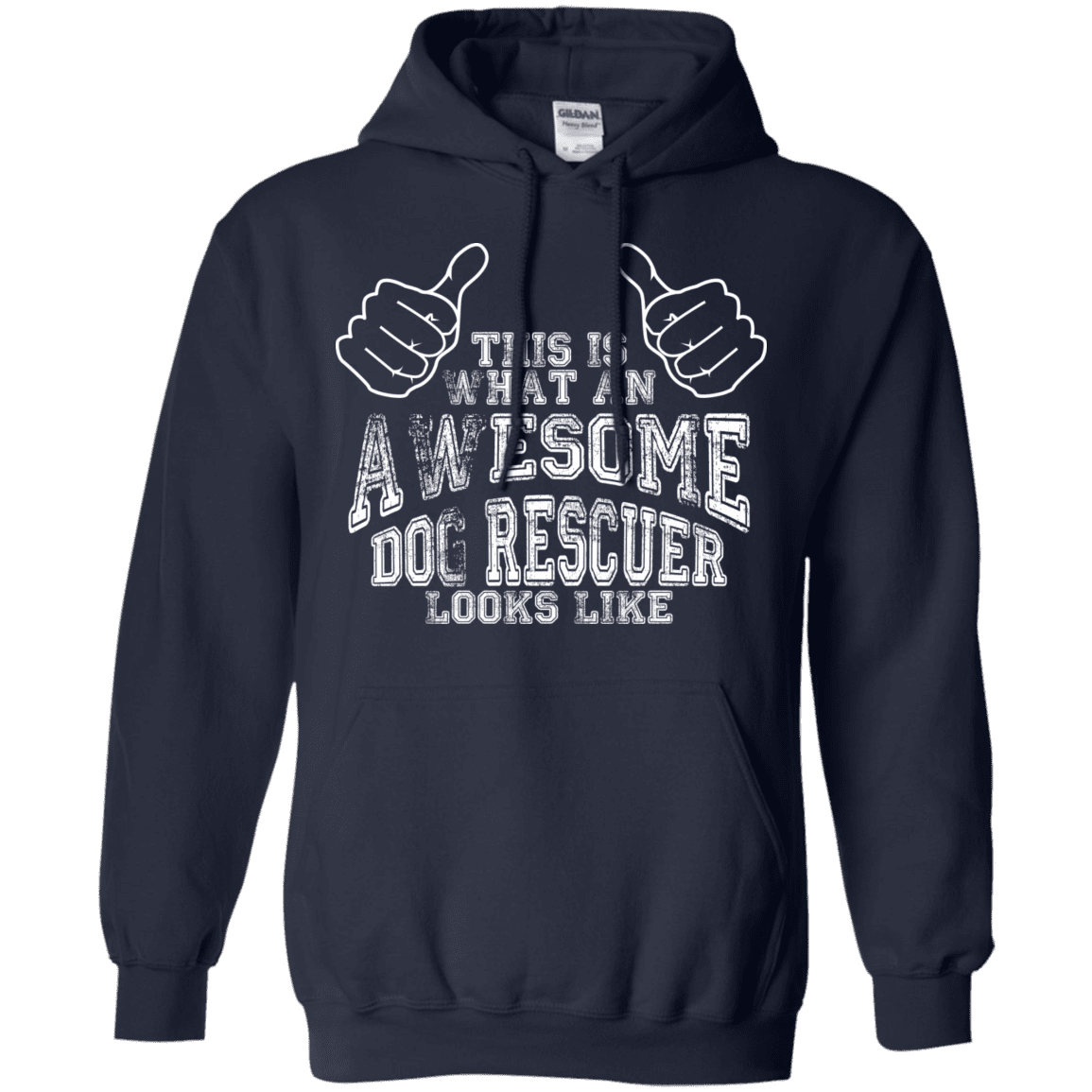 Awesome Dog Rescuer - Hoodie.