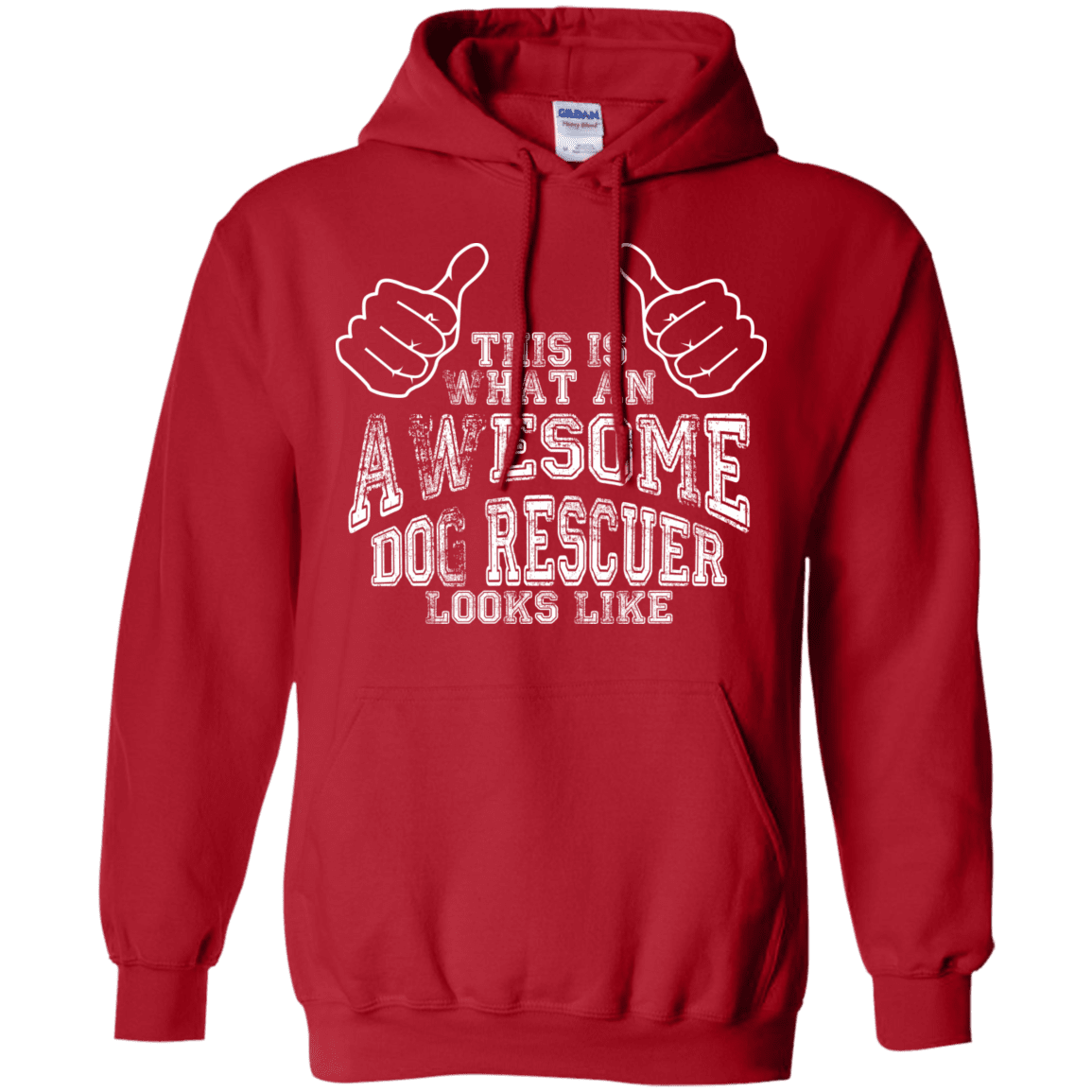 Awesome Dog Rescuer - Hoodie.