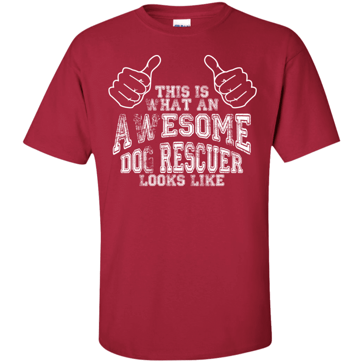 Awesome Dog Rescuer - T Shirt.