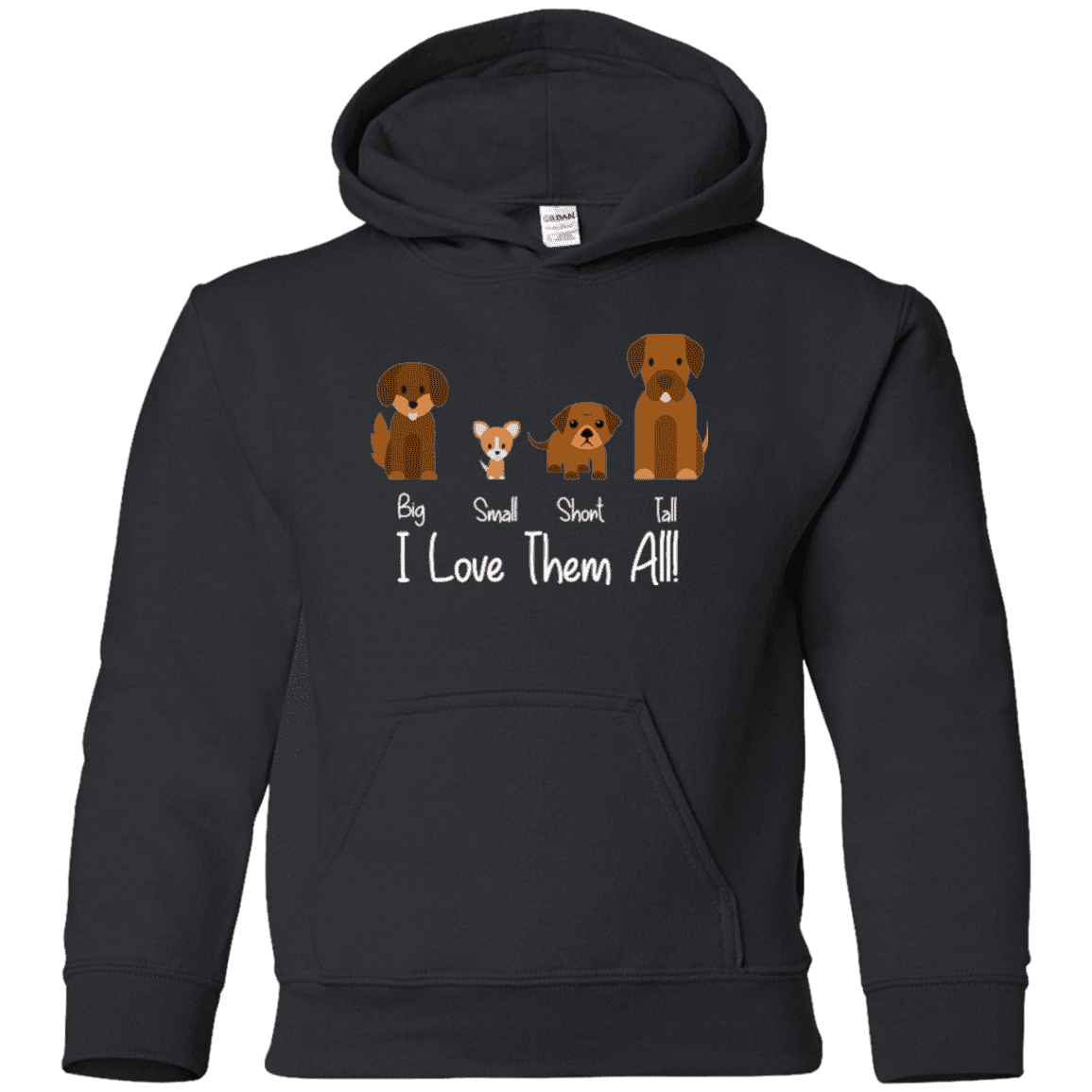 Big Small Short Tall - Youth Hoodie.