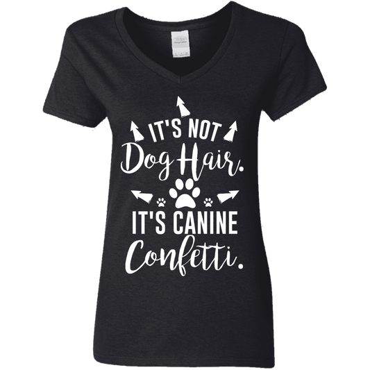 Canine Confetti - Ladies V Neck.