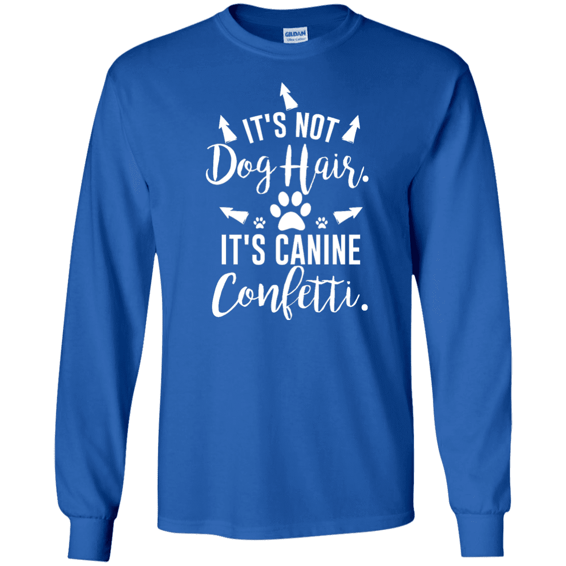 Canine Confetti - Long Sleeve T Shirt.