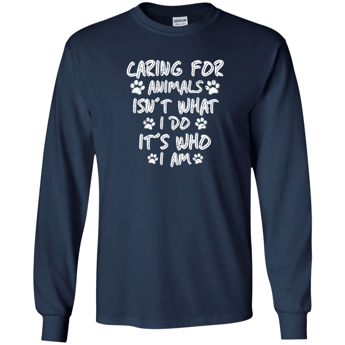 Caring For Animals - Long Sleeve T Shirt – Rescuers Club