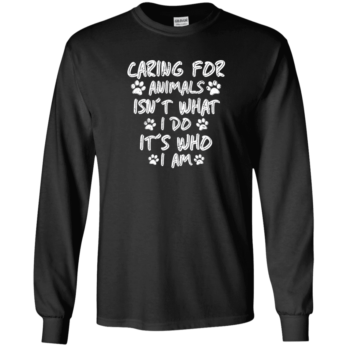 Caring For Animals - Long Sleeve T Shirt.