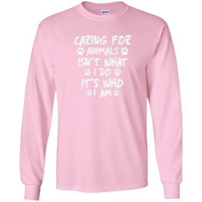 Caring For Animals - Long Sleeve T Shirt.
