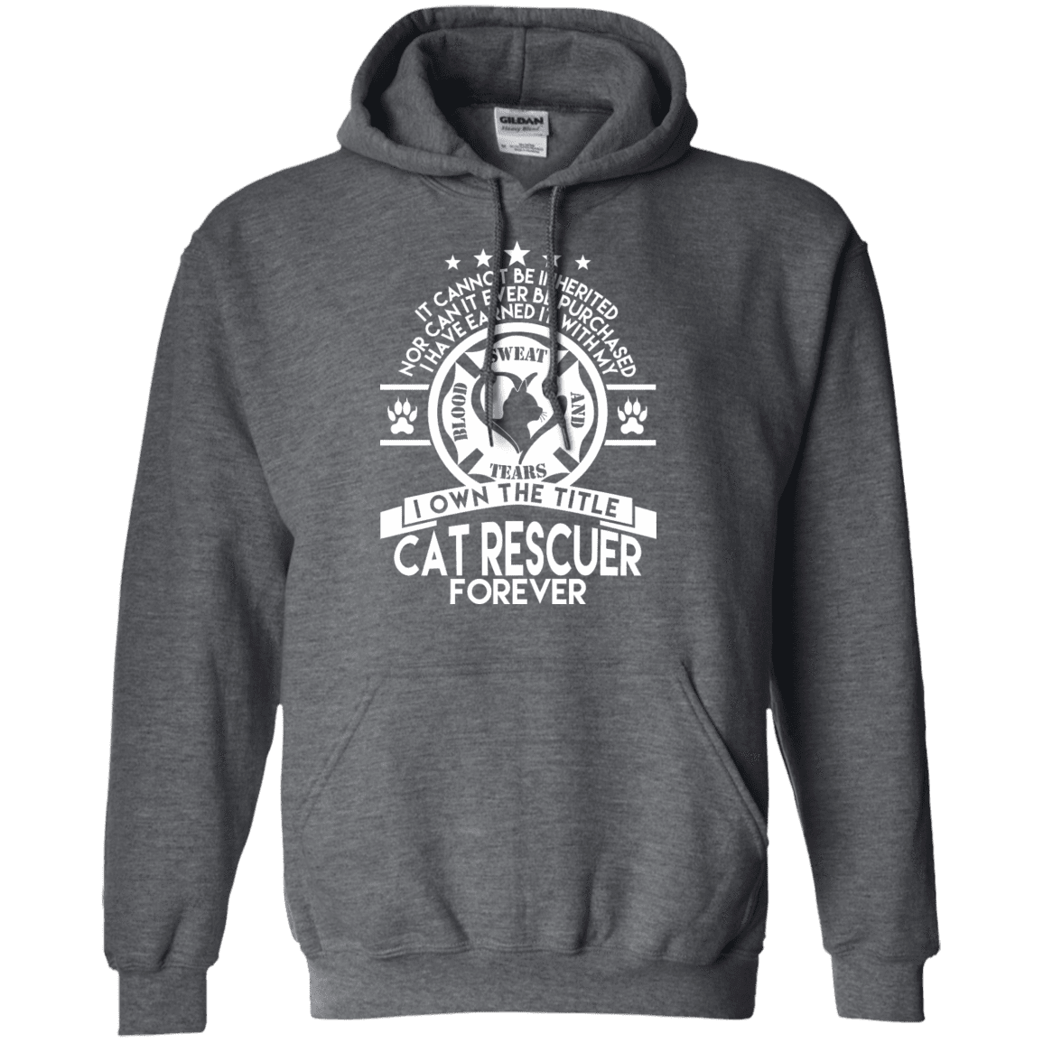 Cat Rescuer Forever - Hoodie.