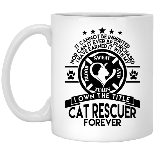 Cat Rescuer Forever - Mugs.