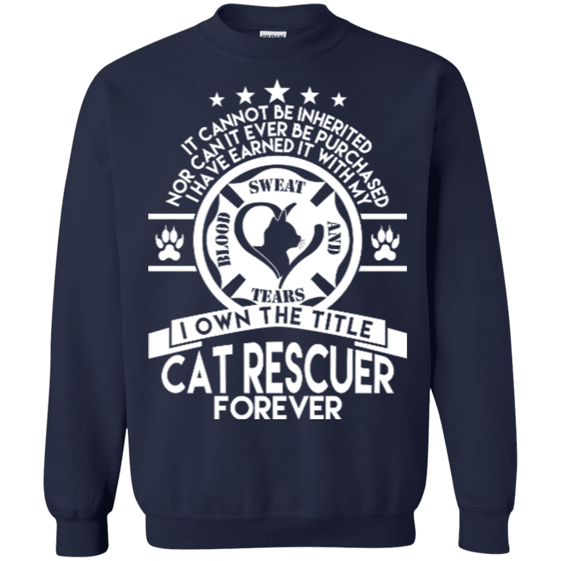 Cat Rescuer Forever - Sweatshirt.