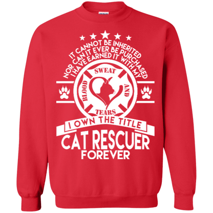 Cat Rescuer Forever - Sweatshirt.
